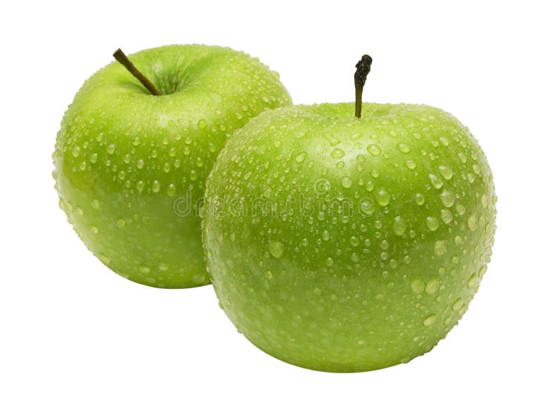 Two Apples Side by Side w/ Path