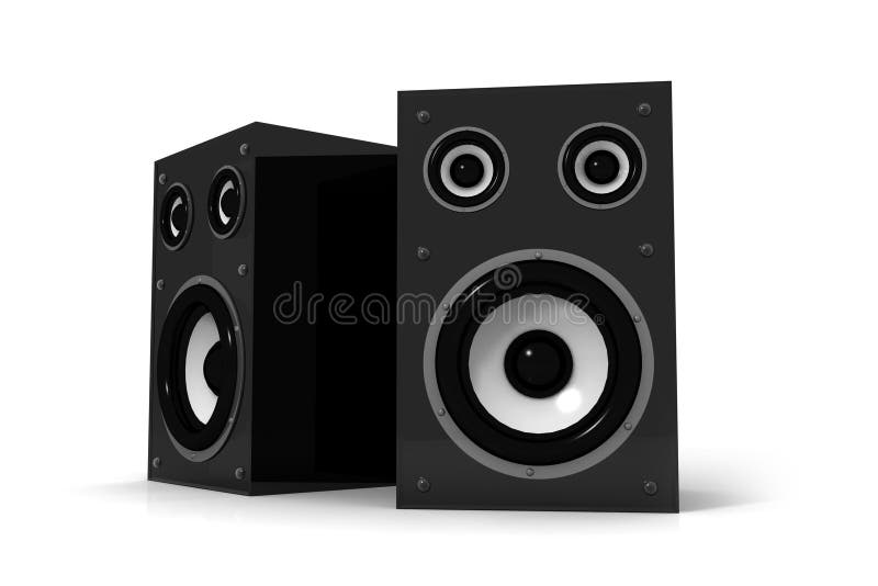 Two audio speakers