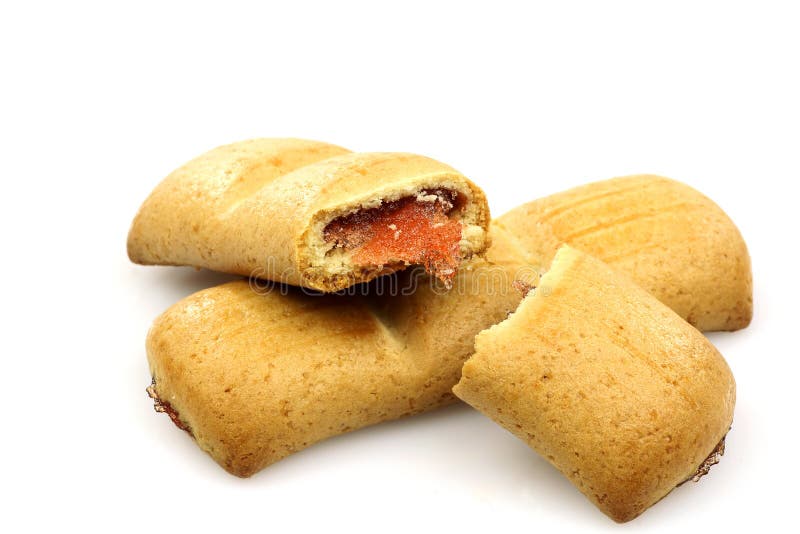 Two baked fruit bars stock image. Image of healthy, baked 13613415