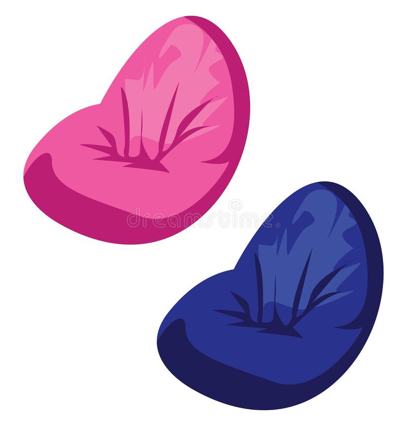 Bean Bags Vector Line Icon, Linear Concept, Outline Sign, Symbol Stock