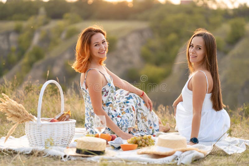 Girlfriends Spend Time Together Two Pretty Lesbians Girlfriends