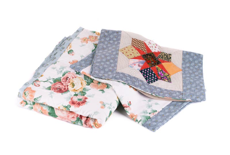 Two Beautiful Handmade Quilts. Stock Photo Image 42922405