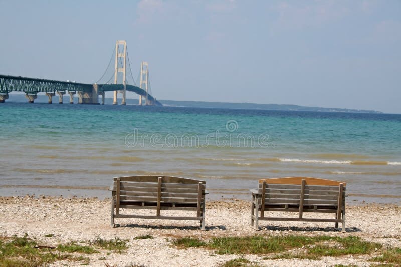 Two Bench and One bridge