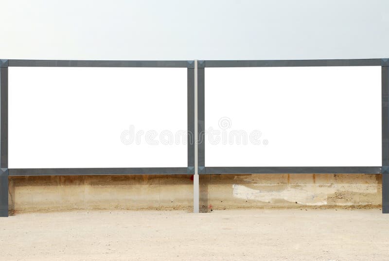 Two Blank billboard