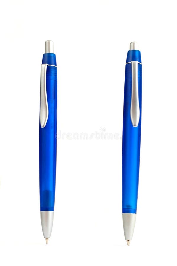 Two pen. Голубые ручки с серебристыми узорами. White 2pens.