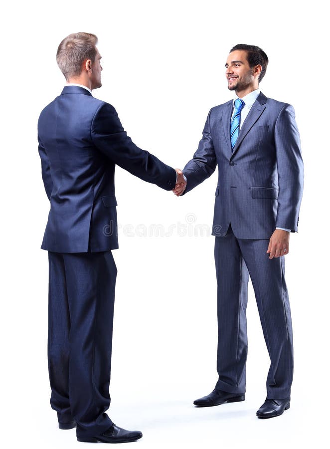 Business men shaking hands stock image. Image of smile - 2626327