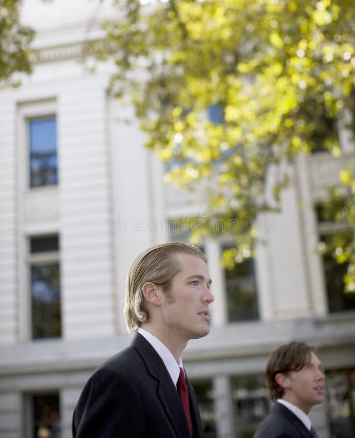 Two businessmen royalty free stock photos