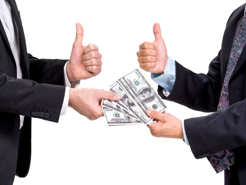 Two businessmen stock photo