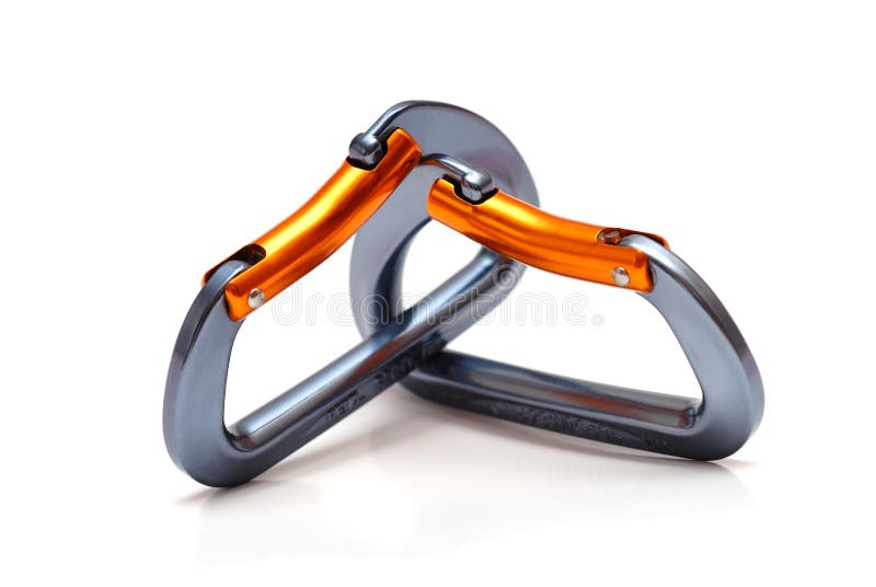 Climbing Knots and Carabiner Stock Image Image of lock, hobbies 19728921
