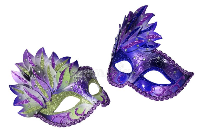 Carnival Venetian mask isolated on white background with clipping path. Carnival Venetian mask isolated on white background with clipping path.