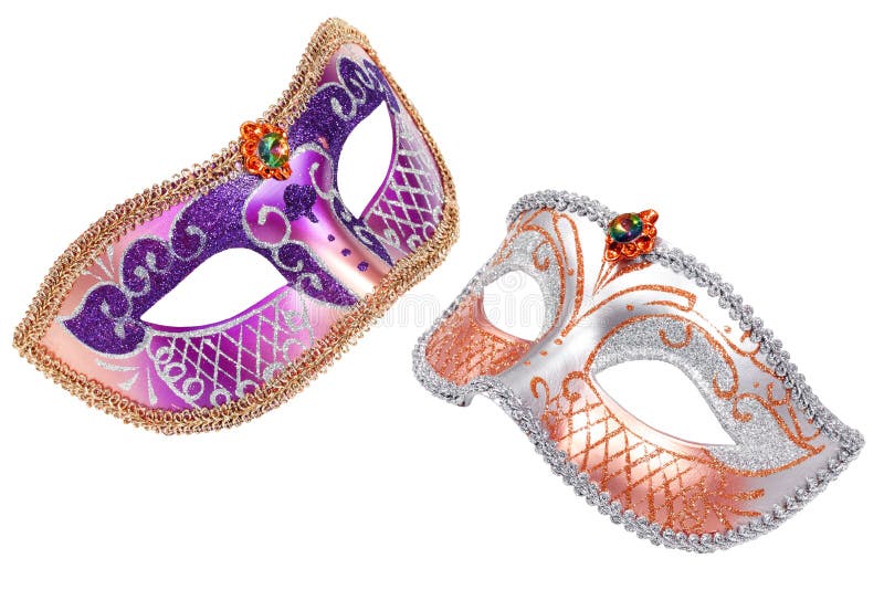 Carnival Venetian mask isolated on white background with clipping path. Carnival Venetian mask isolated on white background with clipping path.