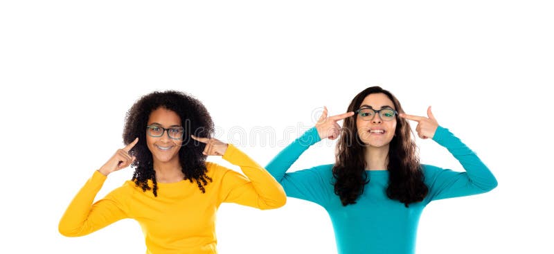 girl with glasses two