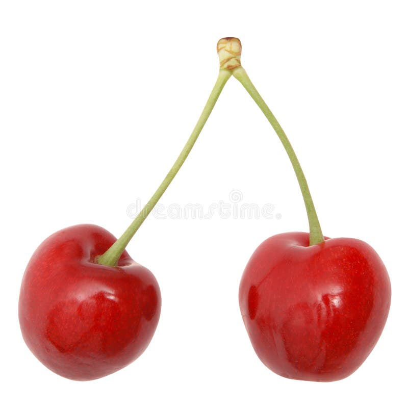 Two cherries stock photo. Image of macro, fresh, healthy - 82877740