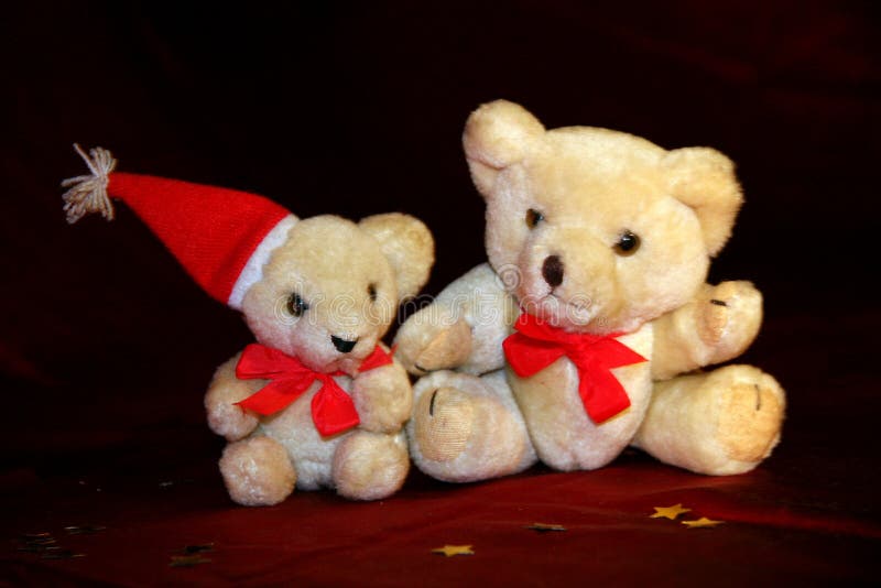 Two Christmas teddy