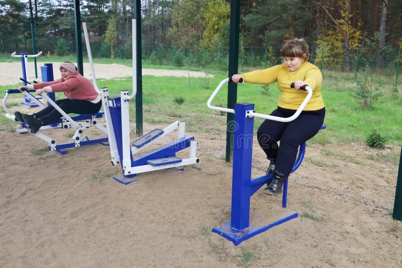 Park Swing Video Chubby Teen