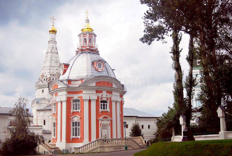 Two churches in Trinity Sergius Lavra