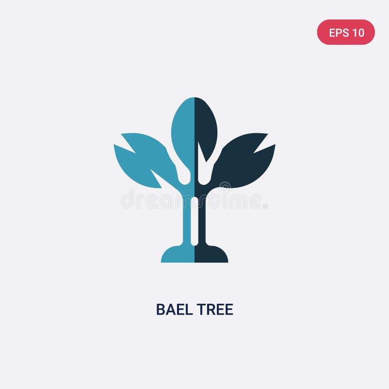 Two color bael tree vector icon from religion concept. isolated blue bael tree vector sign symbol can be use for web, mobile and royalty free illustration Two color bael tree vector icon from religion concept. isolated blue bael tree vector sign symbol can be use for web, mobile and royalty free illustration