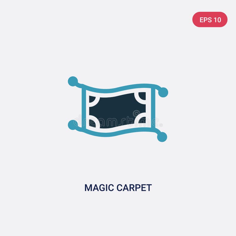 Two color magic carpet vector icon from religion concept. isolated blue magic carpet vector sign symbol can be use for web, mobile royalty free illustration Two color magic carpet vector icon from religion concept. isolated blue magic carpet vector sign symbol can be use for web, mobile royalty free illustration