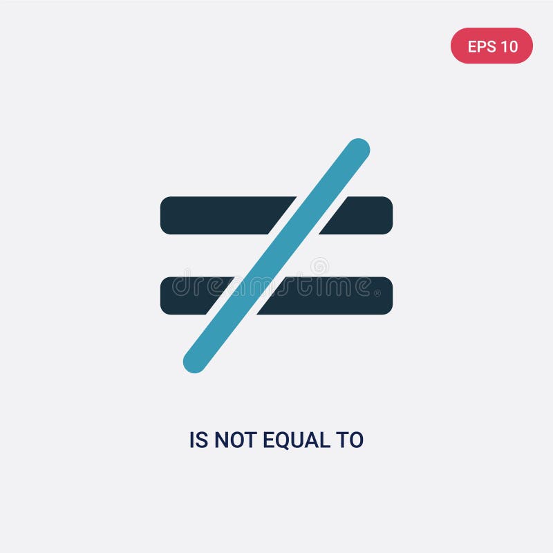 symbol for does not equal stock symbol for does not equal stock