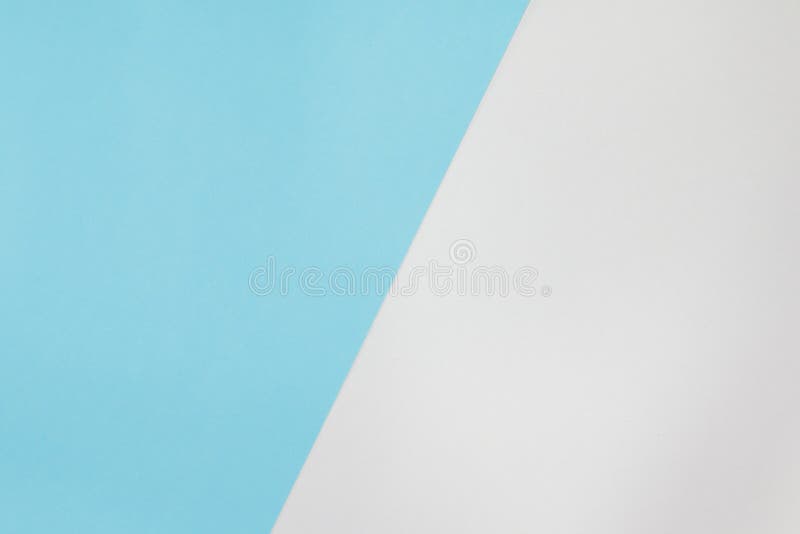 Two Color Paper with Blue and White Overlap on the Floor and Split Half of  the Image. Stock Image - Image of text, design: 180933027