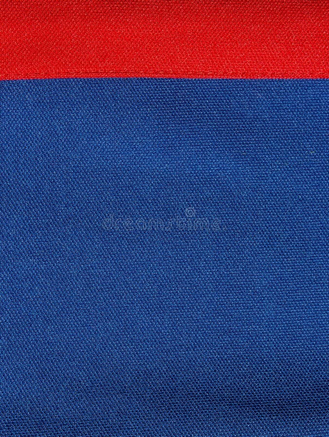 The Two-colour Texture of the Synthetic Fabric is Blue and Red. Nylon ...