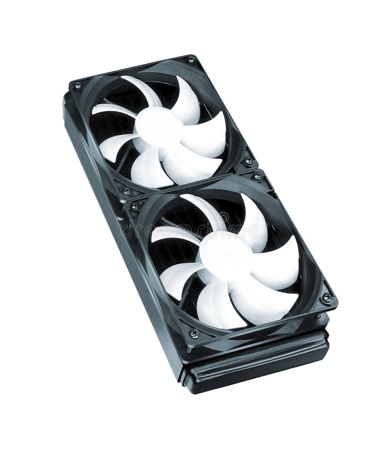 Two Cooling Fans Dual Fan Bracket Stock Photos Free & RoyaltyFree