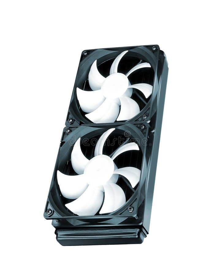 Two Cooling Fans Dual Fan Bracket Stock Photos Free & RoyaltyFree