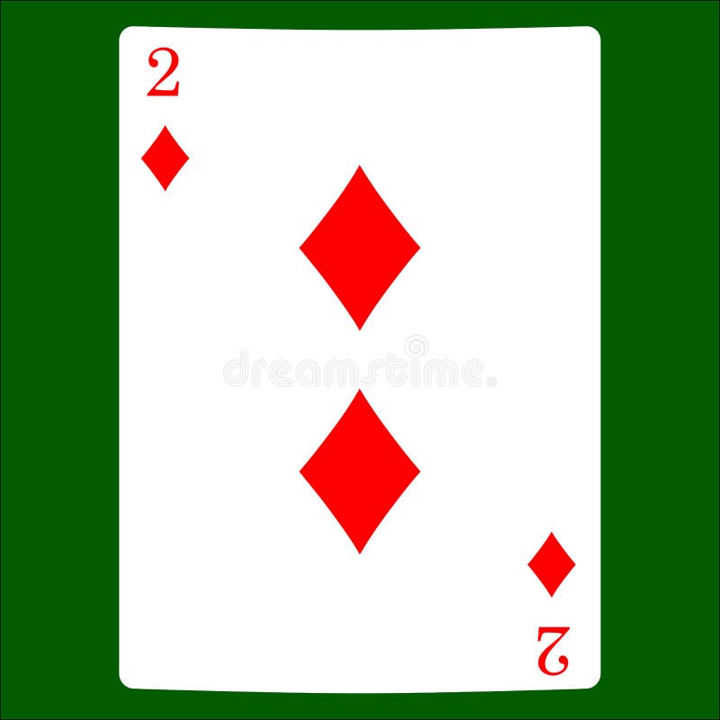 Two diamonds. Card suit icon vector, playing cards symbols vector vector illustration