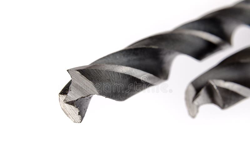 Two drills for woodworking stock images