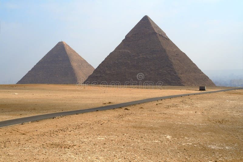 Two egyptian pyramids