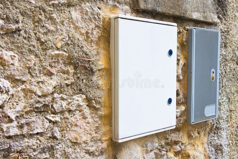 728 Electrical Box Brick Wall Stock Photos Free & RoyaltyFree Stock