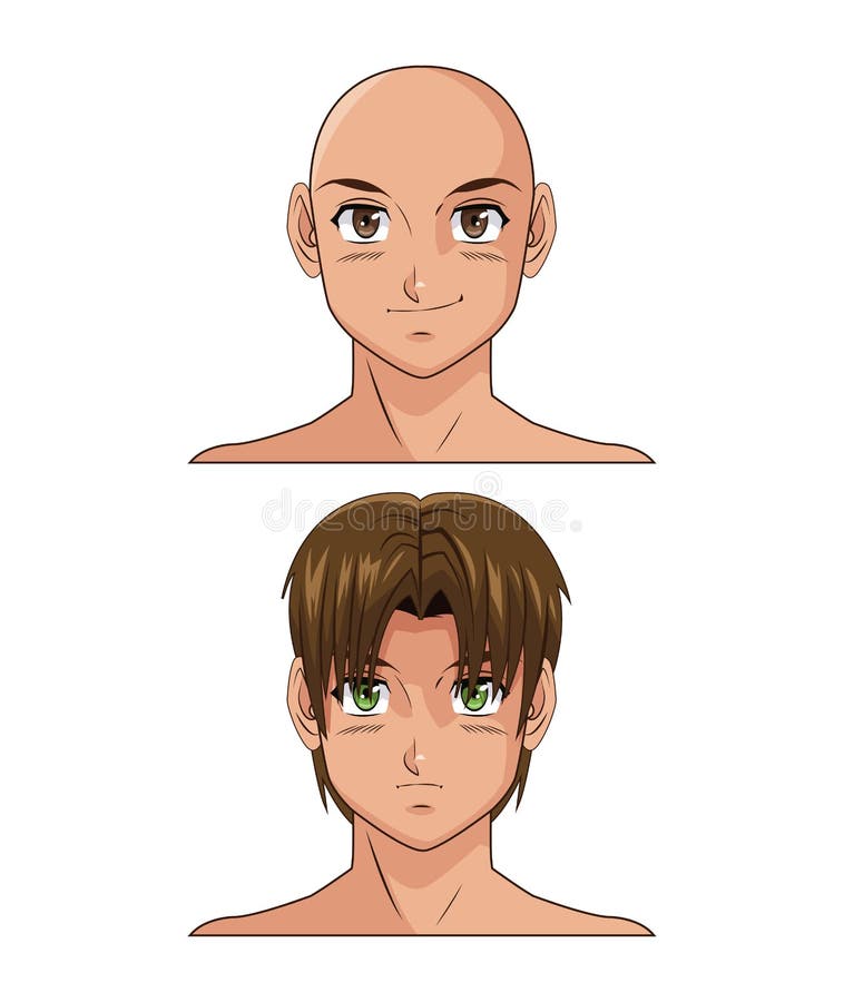 Boy Anime Male Manga Cartoon Icon. Vector Graphic Stock Vector -  Illustration of beauty, japanese: 110235871