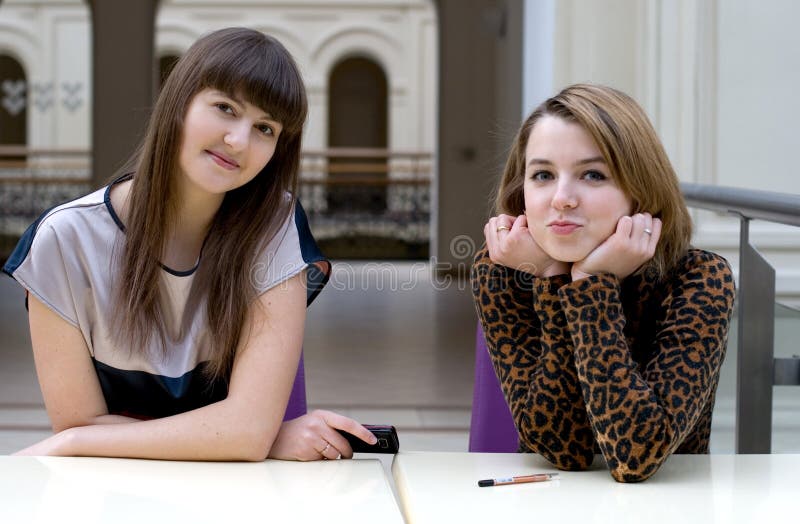 Two female friends