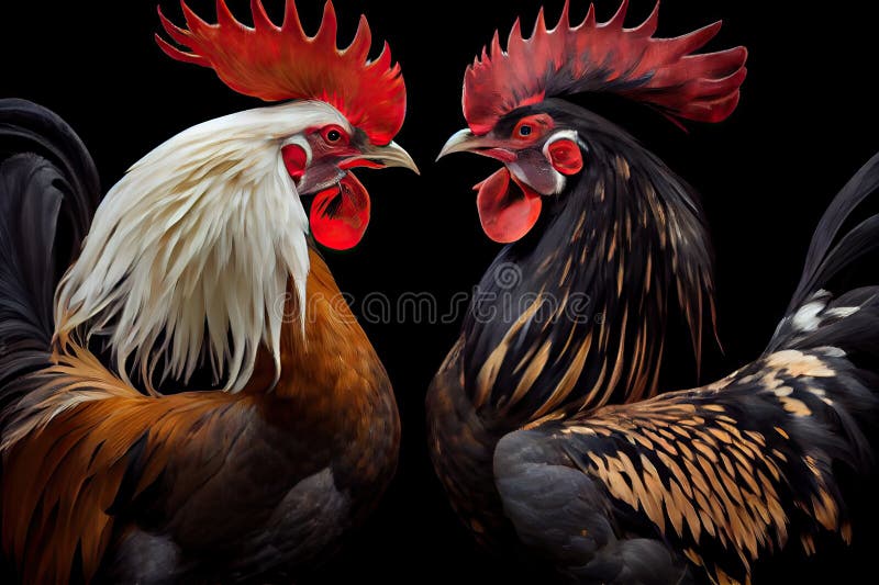 Fight Roosters Stock Illustrations – 132 Fight Roosters Stock  Illustrations, Vectors & Clipart - Dreamstime