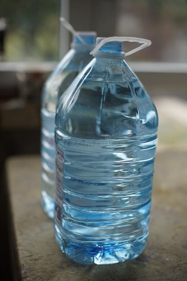 Fiveliter bottle of water stock photo. Image of mineral 18926504