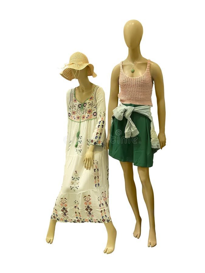 Two Full-length Female Mannequins. Stock Photo - Image of clothing ...