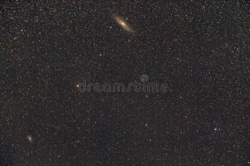 Two Galaxies in Andromeda
