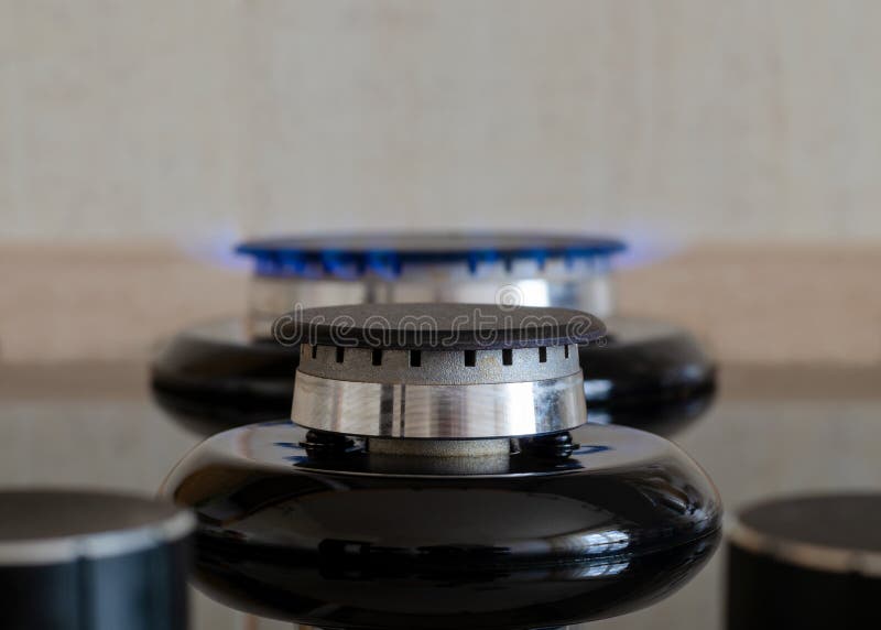 Two New Gas Stove Burners Stock Photos Free & RoyaltyFree Stock
