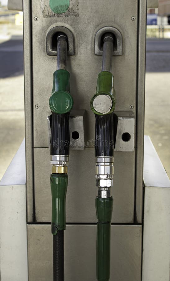 Two gas pumps stock image. Image of closeup, tool, fuel 26639001