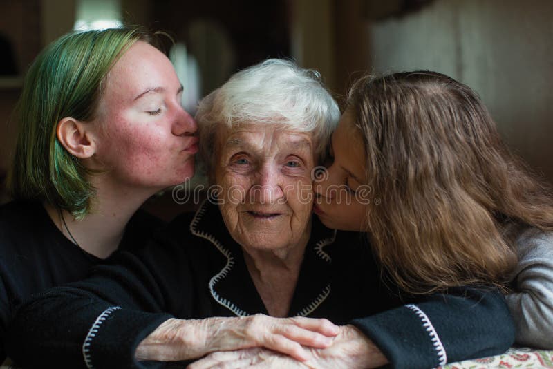 Lesbian Granny Young Girl