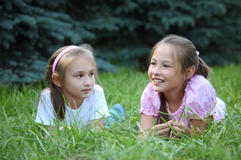 Happy little girls stock image. Image of cycle, lifestyle - 14786965