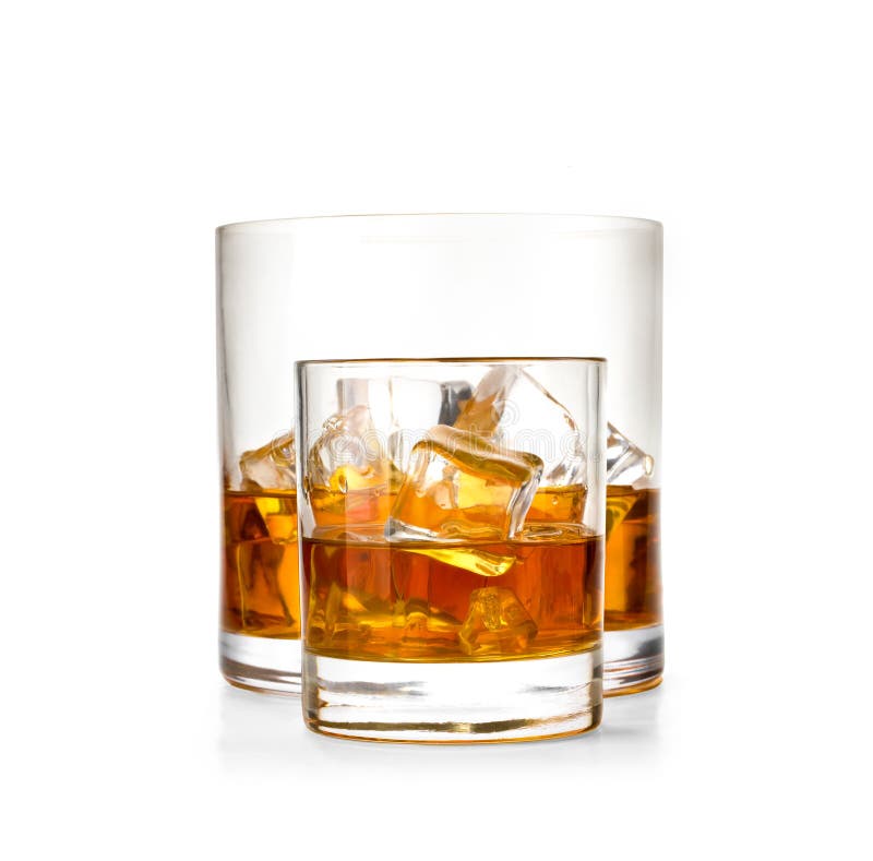 Glass of scotch whiskey stock photo. Image of hard, reflection 12836206