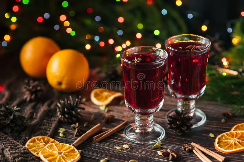Two Glasses with Mulled Wine on the Table with Orange Slices and Spices Stock Image - Image of alcohol, table: 215823749 Two Glasses with Mulled Wine on the Table with Orange Slices and Spices Stock Image - Image of alcohol, table: 215823749