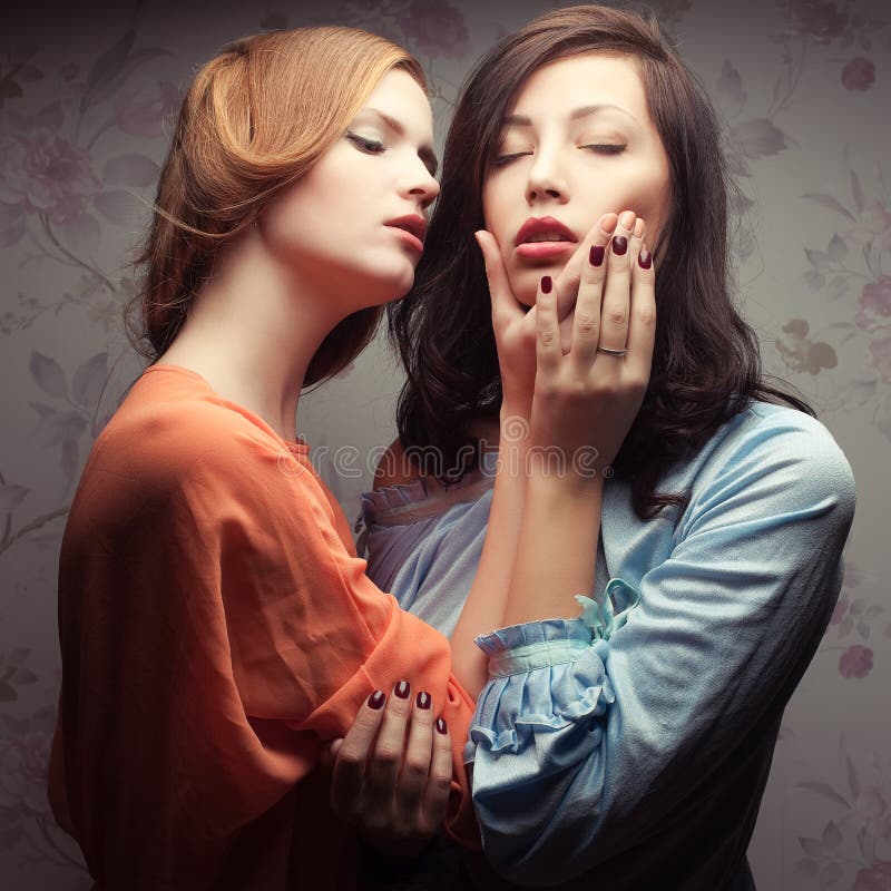 Two Gorgeous Girlfriends Making Love Stock Image Image Of Beauty