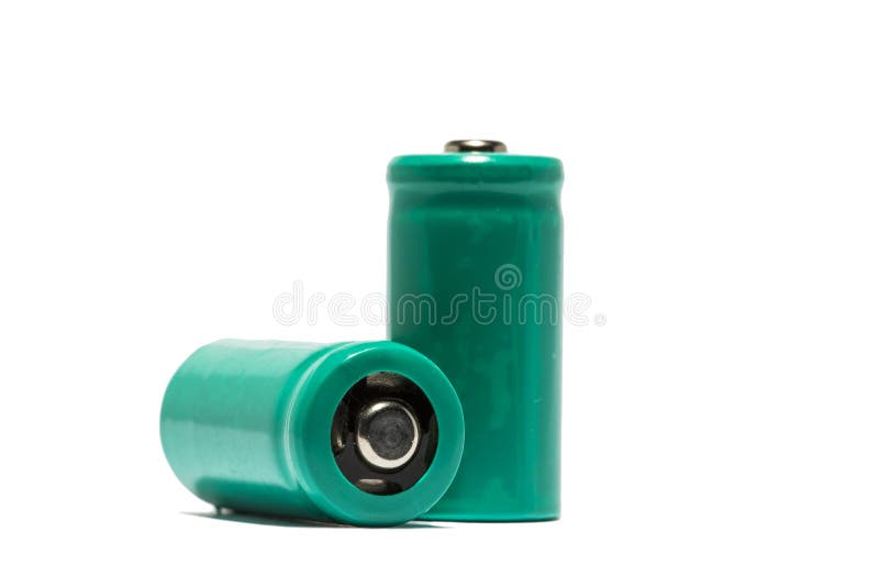 Green Batteries stock photo. Image of green, power, battery 2646006