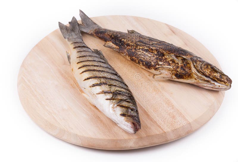 Two Grilled Seabass Fish Platter Stock Photos Free & RoyaltyFree Stock Photos from Dreamstime