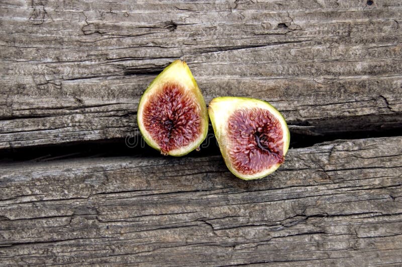 Figs Two Halves White Stock Photos Free & RoyaltyFree Stock Photos