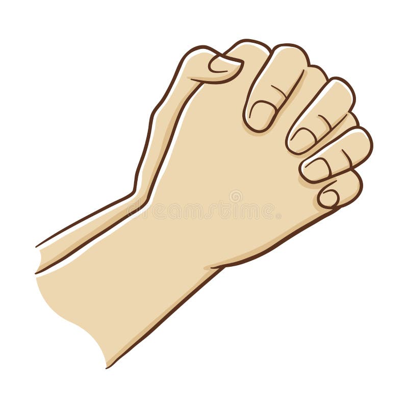 Hand Gesture Pointing Number One Sign Stock Vector - Illustration of  vector, closeup: 129793095