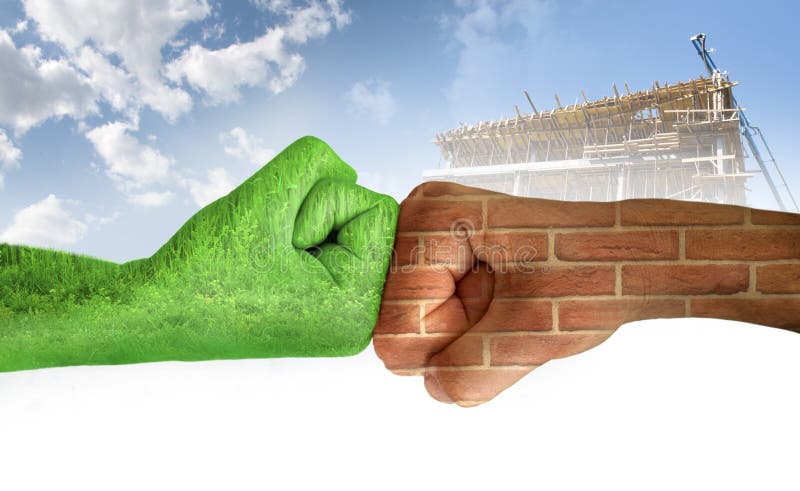 Two hands against each other. Ecology royalty free stock photography Two hands against each other. Ecology royalty free stock photography