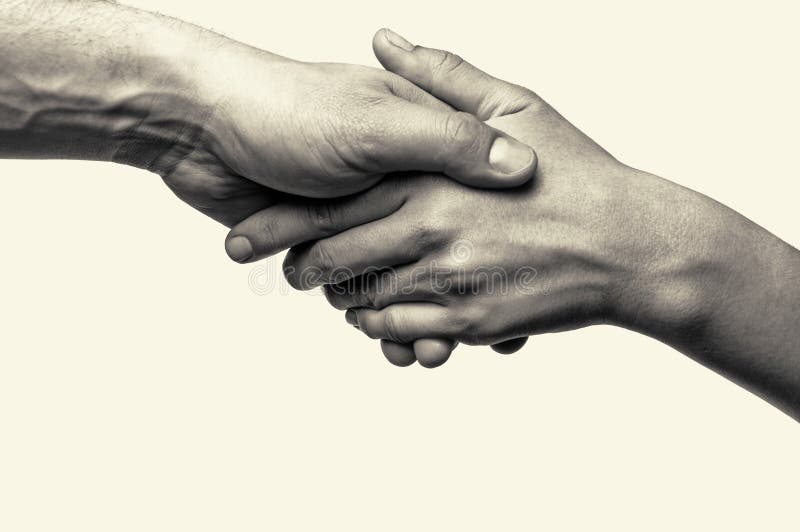 Two hands - help stock photos Two hands - help stock photos